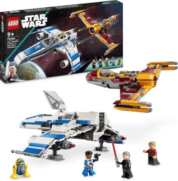 LEGO® Star Wars: Ahsoka Yeni Republic E-Wing™ Shin Hati’nin Starfighter™’ına Karşı 75364-9 Yaş ve Üzeri Star Wars Hayranı Çocuklar için Yaratıcı Oyuncak Yapım Seti (1056 Parça)