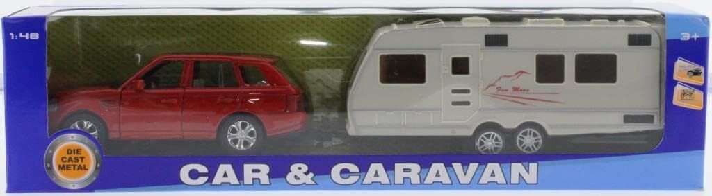 Mega brands Kırmızı Metal Araçlı Karavan Mk1021