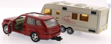 Mega brands Kırmızı Metal Araçlı Karavan Mk1021