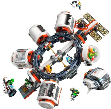 LEGO City Modüler Uzay İstasyonu 60433-7 Yaş ve Üzeri Uzay Meraklısı Çocuklar için Yaratıcı Oyuncak Yapım Seti (1097 Parça)