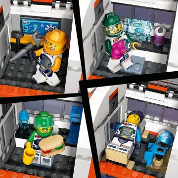 LEGO City Modüler Uzay İstasyonu 60433-7 Yaş ve Üzeri Uzay Meraklısı Çocuklar için Yaratıcı Oyuncak Yapım Seti (1097 Parça)