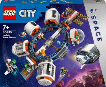 LEGO City Modüler Uzay İstasyonu 60433-7 Yaş ve Üzeri Uzay Meraklısı Çocuklar için Yaratıcı Oyuncak Yapım Seti (1097 Parça)