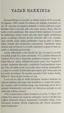 H. P. Lovecraft - 6 Kitap Set