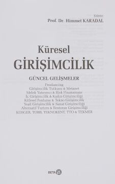 Küresel Girişimcilik: Güncel Gelişmeler