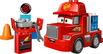LEGO® DUPLO® | Disney ve Pixar Arabalar Mack Yarışta 10417-2 Yaş ve Üzeri Çocuklar için Eğitici Oyuncak Yapım Seti (14 Parça)