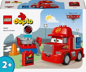 LEGO® DUPLO® | Disney ve Pixar Arabalar Mack Yarışta 10417-2 Yaş ve Üzeri Çocuklar için Eğitici Oyuncak Yapım Seti (14 Parça)