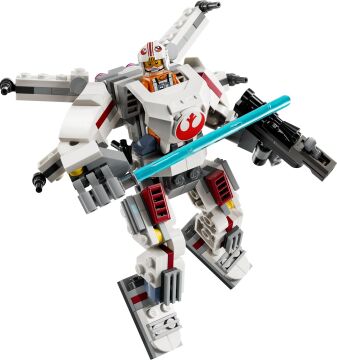 LEGO Star Wars Luke Skywalker X-Wing Robotu 75390-6 Yaş ve Üzeri Çocuklar için İnşa Edilebilen Koleksiyonluk Yaratıcı Oyuncak Yapım Seti (195 Parça)