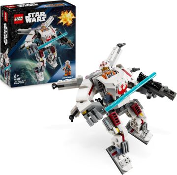 LEGO Star Wars Luke Skywalker X-Wing Robotu 75390-6 Yaş ve Üzeri Çocuklar için İnşa Edilebilen Koleksiyonluk Yaratıcı Oyuncak Yapım Seti (195 Parça)