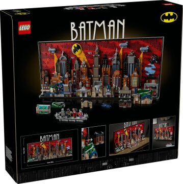LEGO DC Batman: The Animated Series Gotham City 76271 Süper Kahraman Seven Yetişkinler için Koleksiyonluk Yaratıcı Sergileme Modeli Yapım Seti 4210 Parça