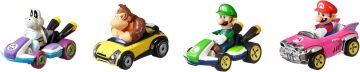 Hot WHeeLS Dörtlü Mariokart, Oyuncak