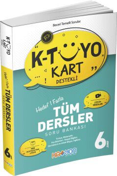 6. Sınıf K-Tüyo Kart Destekli Hedef Bir Fazla Tüm Dersler Soru Bankası