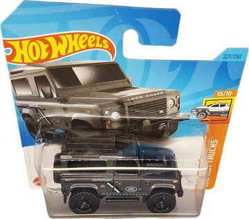 Hot Wheels - Land Rover Defender 90 - HW Hot Trucks 10/10 - HKJ05 - Short Card - Arazi aracı - Mattel 2023