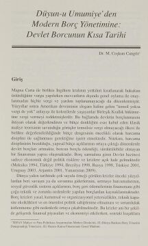 Güncel Ekonomik Sorunlar: Borç Çıkmazı