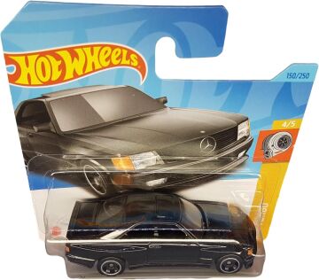 Hot Wheels - ´89 Mercedes-Benz 560 SEC AMG - HW Turbo 4/5 - HKG45 - Short Card - siyah - Mattel 2023