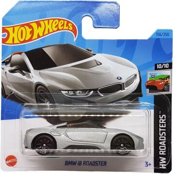 Hot Wheels - BMW i8 Roadster - HW Roadsters 10/10 - HKH44 - Kısa Kart - Gümüş Metalik - Mattel 2023