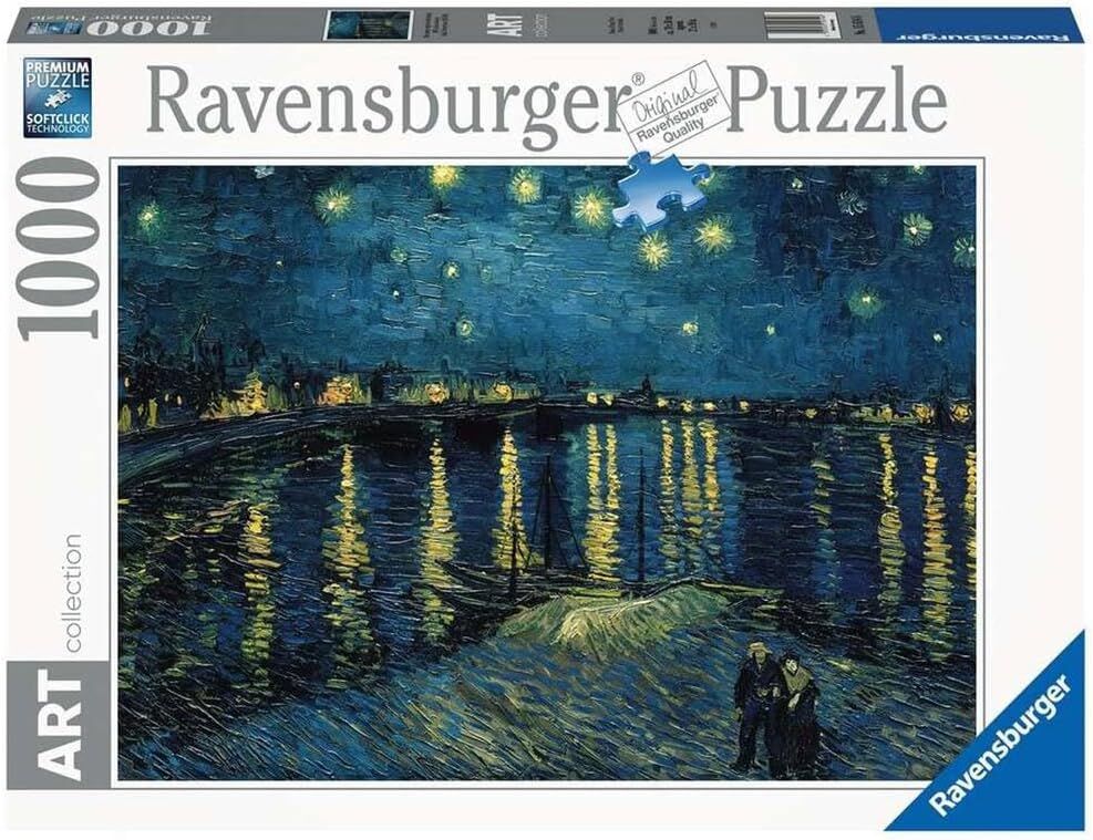 Ravensburger 1000p Puzzle Van Gogh Yıldızlı Gece, Yapboz