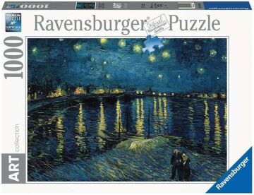 Ravensburger 1000p Puzzle Van Gogh Yıldızlı Gece, Yapboz