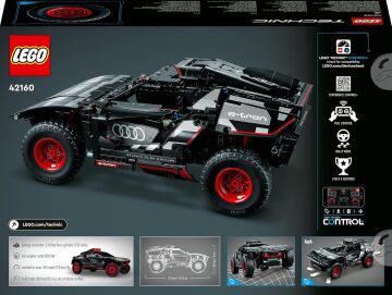 LEGO® Technic Audi RS Q e-tron 42160-10 Yaş ve Üzeri Uzaktan Kumandalı Ralli Arabalarını Seven Çocuklar için Yaratıcı Oyuncak Yapım Seti (914 Parça)