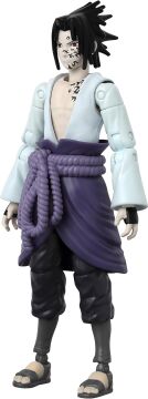 BANDAI, 16 cm Anime Heroes Naruto Sasuke Uchiha Figür ve Aksesuar Seti