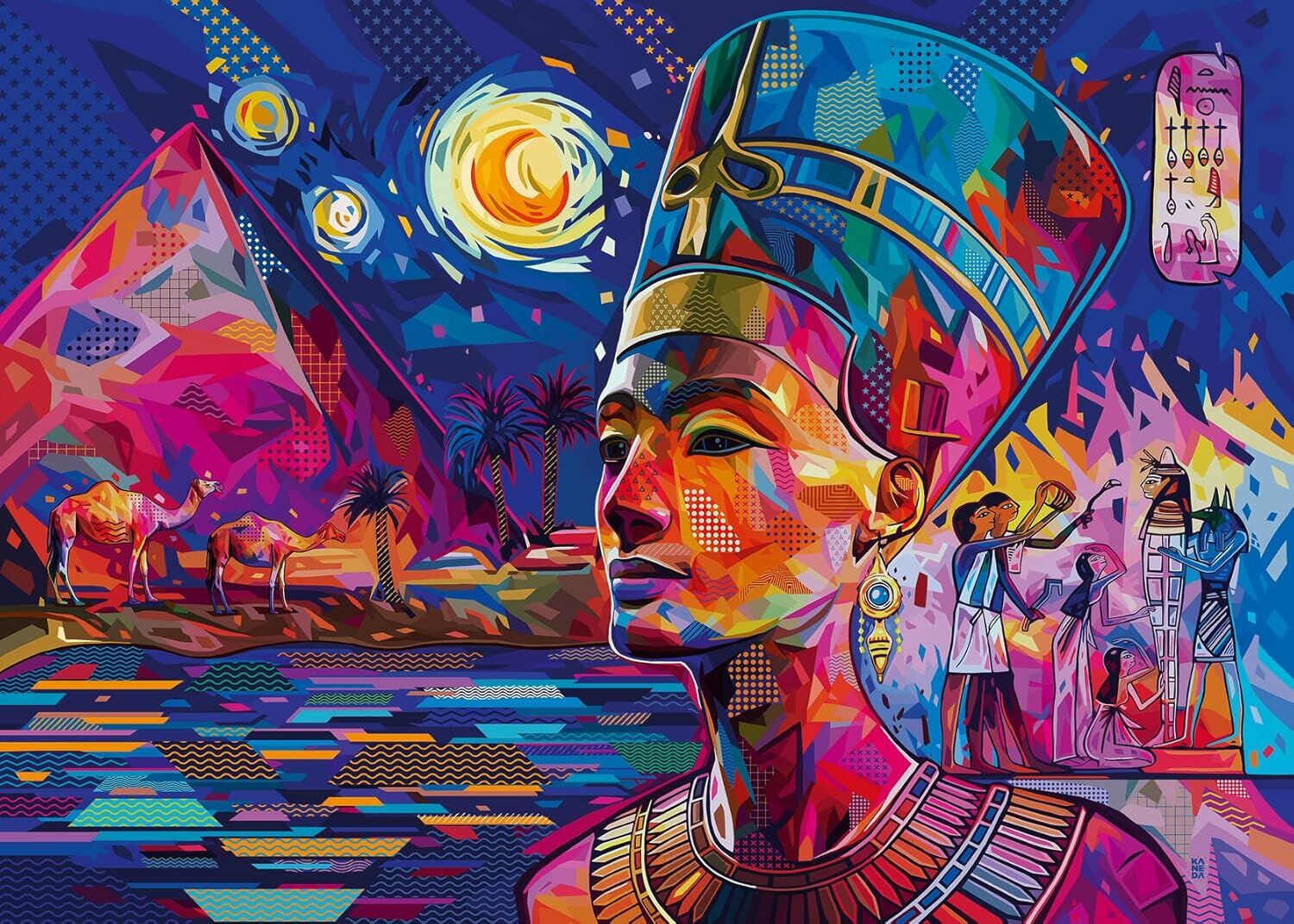 Ravensburger 1000p Puzzle Nefertiti, Yapboz