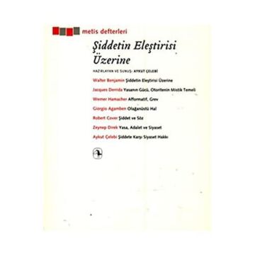 Şiddetin Eleştirisi Üzerine