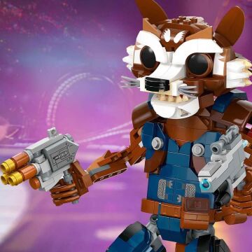 LEGO Marvel Rocket ve Bebek Groot 76282 – 10 Yaş ve Üzeri Süper Kahraman Seven Çocuklar İçin İnşa Edilebilen Yaratıcı Oyuncak Yapım Seti (566 Parça)