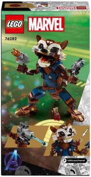 LEGO Marvel Rocket ve Bebek Groot 76282 – 10 Yaş ve Üzeri Süper Kahraman Seven Çocuklar İçin İnşa Edilebilen Yaratıcı Oyuncak Yapım Seti (566 Parça)