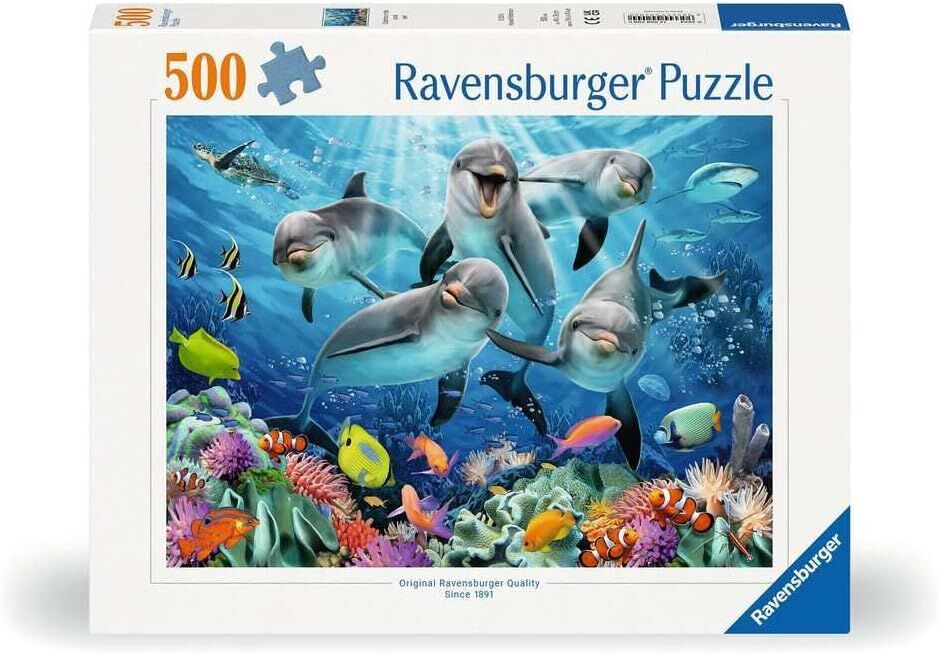 Ravensburger 500p Puzzle Yunuslar, Yapboz