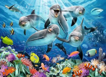 Ravensburger 500p Puzzle Yunuslar, Yapboz