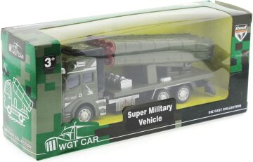 Mega brands Sürtmeli Die Cast Metal Roketatar Rampalı Askeri Kamyon