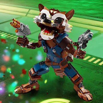 LEGO Marvel Rocket ve Bebek Groot 76282 – 10 Yaş ve Üzeri Süper Kahraman Seven Çocuklar İçin İnşa Edilebilen Yaratıcı Oyuncak Yapım Seti (566 Parça)