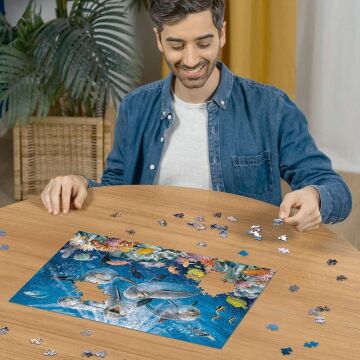 Ravensburger 500p Puzzle Yunuslar, Yapboz