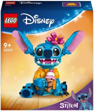 LEGO Disney Stiç 43249-9 Yaş ve Üzeri Çocuklar için Dondurma Külahlı İnşa Edilebilen Yaratıcı Oyuncak Yapım Seti (730 Parça)