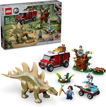 LEGO Jurassic World Dinozor Görevleri: Stegosaurus Keşfi 76965 – 6 Yaş ve Üzeri Çocuklar için Yaratıcı Oyuncak Dinozor Yapım Seti (420 Parça)