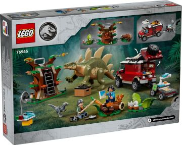 LEGO Jurassic World Dinozor Görevleri: Stegosaurus Keşfi 76965 – 6 Yaş ve Üzeri Çocuklar için Yaratıcı Oyuncak Dinozor Yapım Seti (420 Parça)