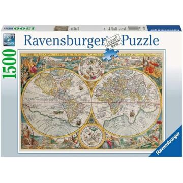 Ravensburger 1500p Puzzle Tarihi Harita, Yapboz