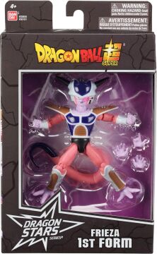 BANDAI 16 cm Dragon Ball Frieza 1. Formu Poz Verilebilir Figür, Dragon Stars Serisi