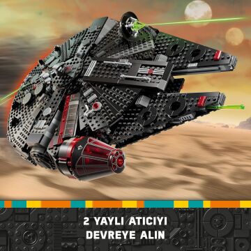 LEGO Star Wars Karanlık Falcon 75389 – 10 Yaş ve Üzeri Star Wars Sevenler için İnşa Edilebilen Oyuncak Araç Yapım Seti (1579 Parça)