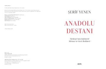 Anadolu Destanı (Ciltli): Türkiye’nin Kültürel Mirası ve Gezi Rehberi