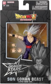 BANDAI 16 cm Dragon Ball Son Gohan Beast Poz Verilebilir Figür, Dragon Stars Serisi