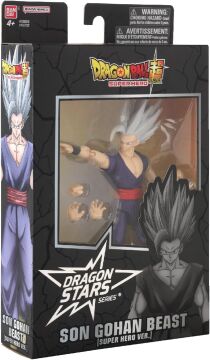 BANDAI 16 cm Dragon Ball Son Gohan Beast Poz Verilebilir Figür, Dragon Stars Serisi