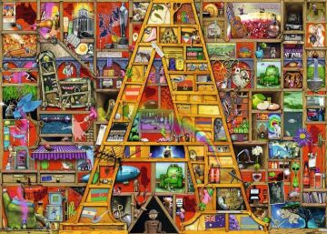 Ravensburger 1000p Puzzle C Thompson Alfabe A, Yapboz