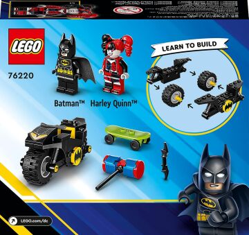 LEGO® DC Batman™ Harley Quinn™’e Karşı 76220-4 Yaş ve Üzeri Çocuklar için Aksiyon Figürlü Oyuncak Yapım Seti (42 Parça)