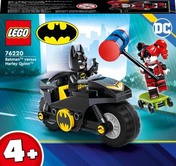 LEGO® DC Batman™ Harley Quinn™’e Karşı 76220-4 Yaş ve Üzeri Çocuklar için Aksiyon Figürlü Oyuncak Yapım Seti (42 Parça)