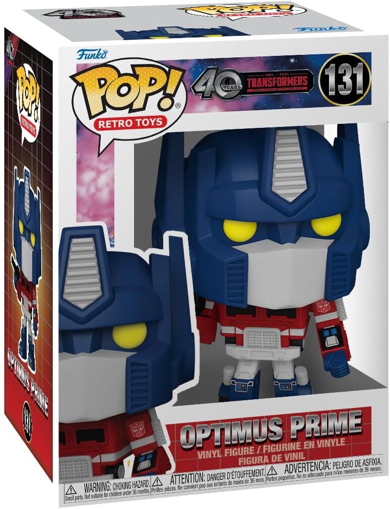 Funko Retro Oyuncaklar: Transformers: Nesil 1-40. Yıldönümü, Optimus Prime