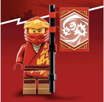 LEGO® NINJAGO® Kai’nin Robot Motosikleti EVO 71783-7 Yaş ve Üzeri Çocuklar için Kai ve İskelet Minifigürleri İçeren Yaratıcı Oyuncak Yapım Seti (312 Parça)