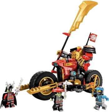 LEGO® NINJAGO® Kai’nin Robot Motosikleti EVO 71783-7 Yaş ve Üzeri Çocuklar için Kai ve İskelet Minifigürleri İçeren Yaratıcı Oyuncak Yapım Seti (312 Parça)