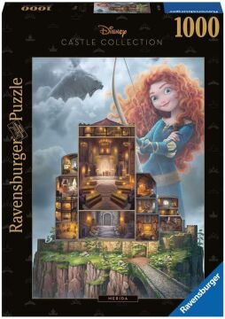 Ravensburger Disney Kalesi Koleksiyonu: Merida Yetişkinler için 1000 Parça Yapboz | Benzersiz Softclick Teknolojisi | Canlı, Parlamayan Görüntüler | Rahatlama ve Yapıştırma Süresi için Mükemmel | 27 x