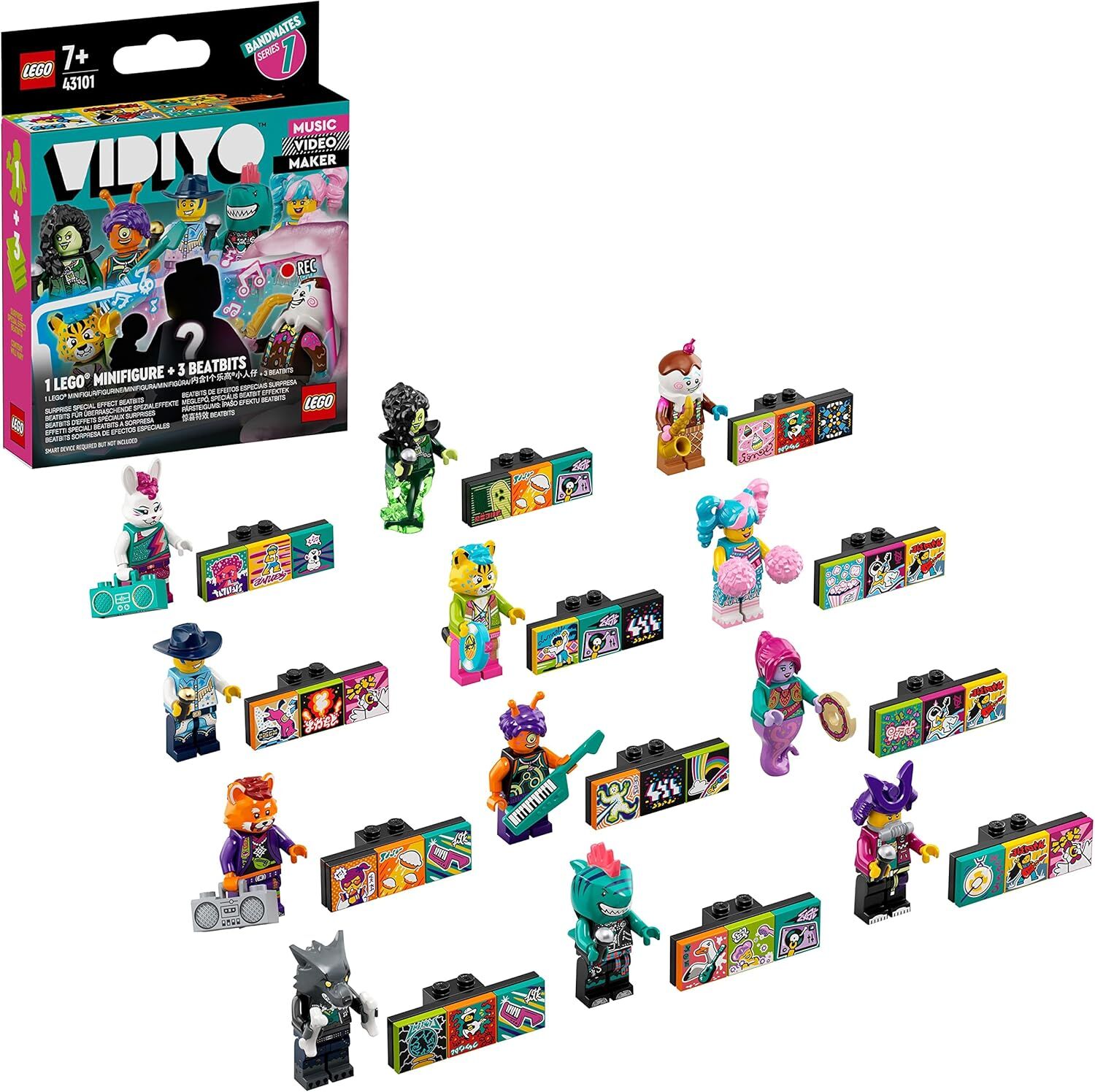 LEGO Vidiyo Bandmates 43101 Yapım Seti Çocuklar İçin Kendi Müzik Video Kliplerini Oluşturabilecekleri, Artırılmış Gerçeklik Özellikli Oyuncak