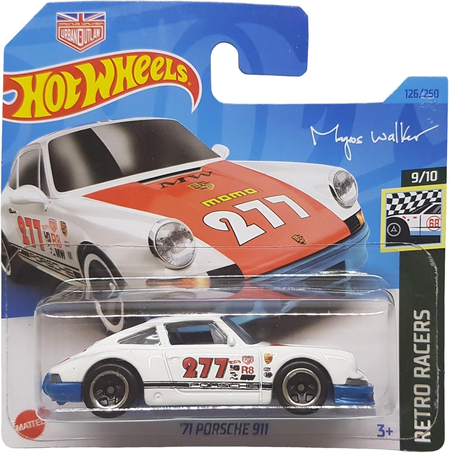 Hot Wheels - ´71 Porsche 911 - Retro Racers 9/10 - HKH06 - Short Card - Moma - Magnus Walker Urban Outlaw - fifteen52 - Mattel 2023